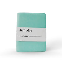 Intentus Organiser A4 PU Leather-Like Folder with Ruled Refill Pad - Sour Grape Teal