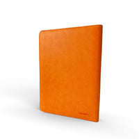 Intentus Organiser A4 PU Leather-Like Folder with Ruled Refill Pad - Burned Out Orange