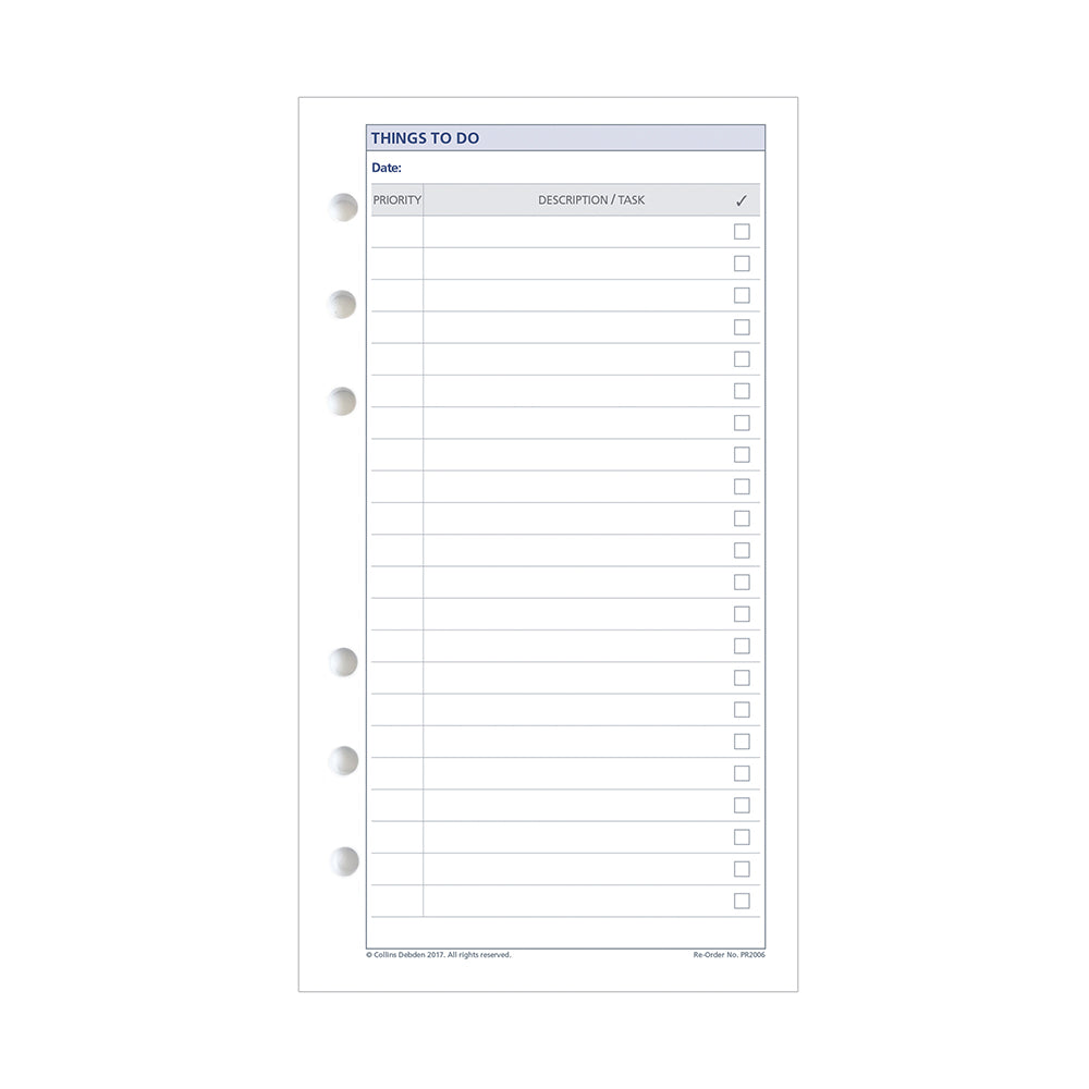 DayPlanner - Personal Size Things to do pad Default Title