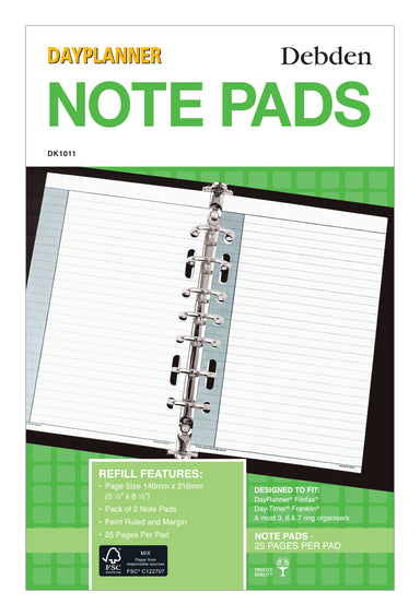 DayPlanner - Desk Size Note Pad (2 Pack) Default Title