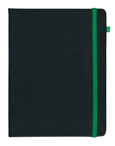 Vauxhall Contrast Notebook - Quarto Ruled Green