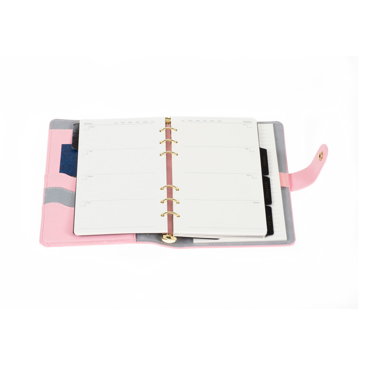 DayPlanner - Hard Cover Fashion - Personal Size Pink