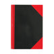 Collins Red & Black Notebook - 165 X 117 mm 100 Leaf Feint