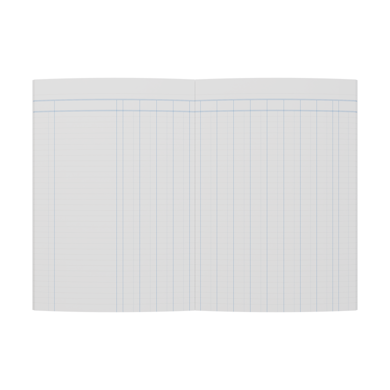 24PP A4 13 Money Column Analysis Book – 3 Money Column Layout – Staple Bound – Collins A24 Series “Account & Analysis” Range