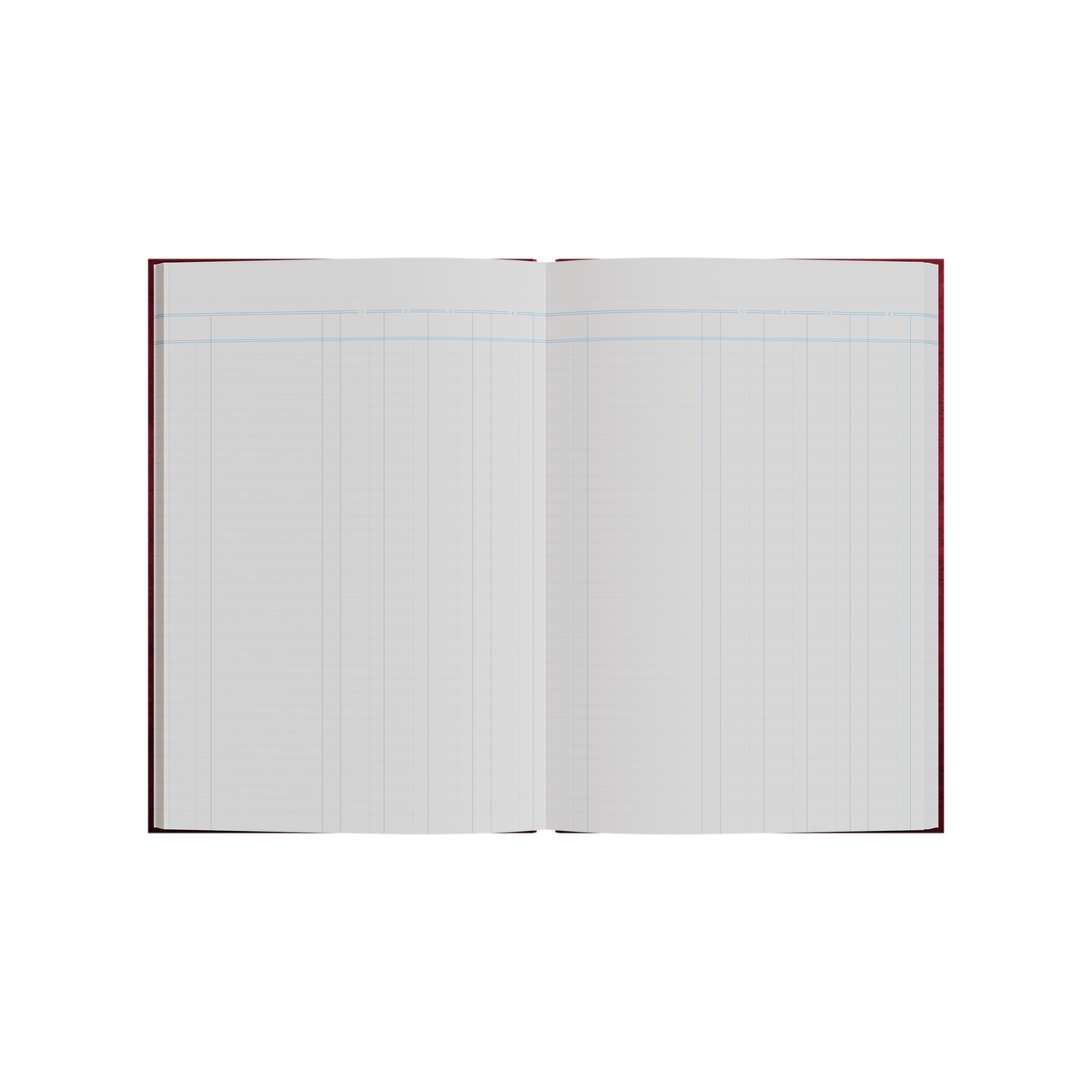 84PP A4 4 Money Column Account Book – Hardcover in Red – Collins 3880 Series “Account & Analysis” Range