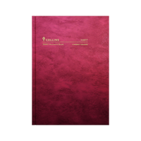 84PP A4 5 Money Column Account Book – Hardcover in Red – Collins 3880 Series “Account & Analysis” Range