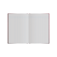 84PP A4 5 Money Column Account Book – Hardcover in Red – Collins 3880 Series “Account & Analysis” Range