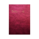 84PP A4 Minute Paged Account Book – Hardcover in Red – Collins 3880 Series “Account & Analysis” Range