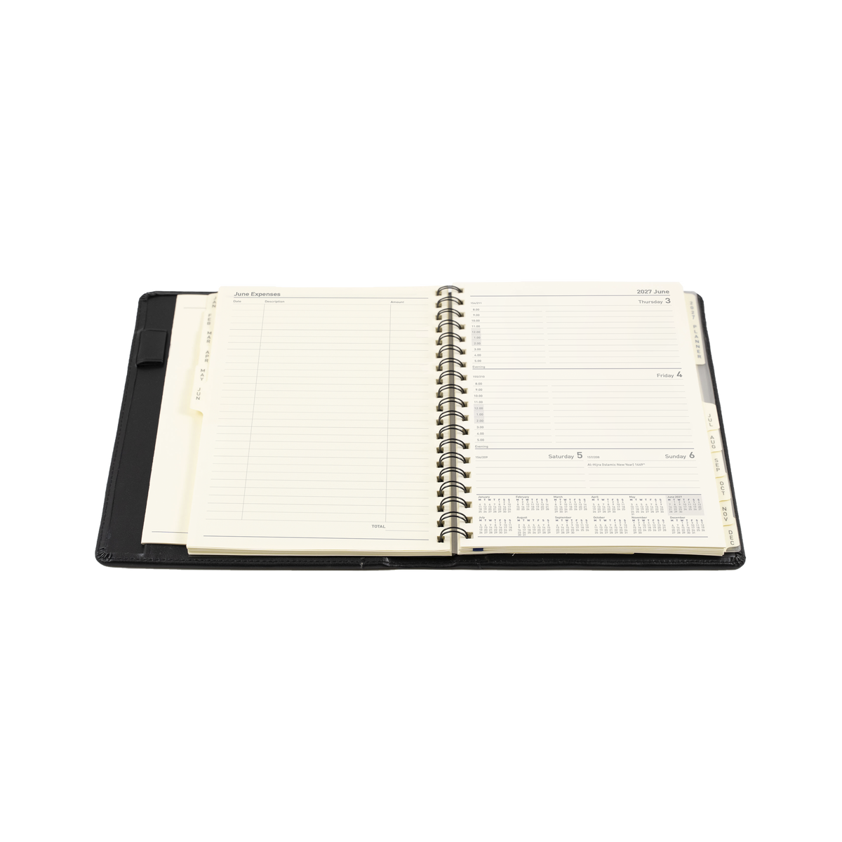 2027 Calendar Year Diary/Planner - 12 Month Executive Week to View - Hard Cover - Collins Elite Range