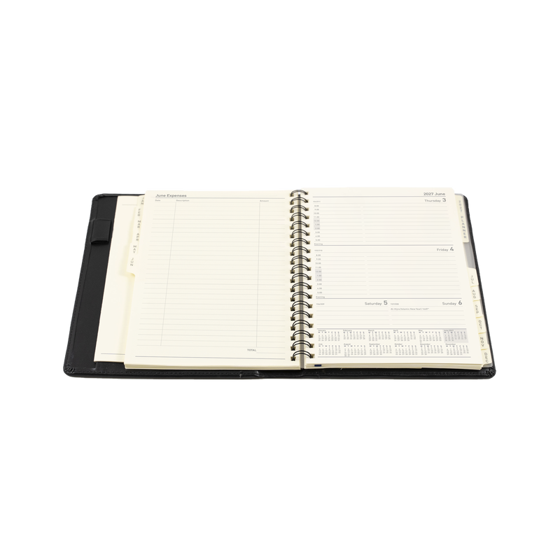 2027 Calendar Year Diary/Planner - 12 Month Executive Week to View - Hard Cover - Collins Elite Range