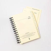 Elite Calendar Year 2026 Diary/Planner, Day to Page, Compact Refill