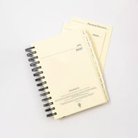 2027 Calendar Year Diary/Planner - 12 Month Compact Day to Page - Refill - Collins Elite Range