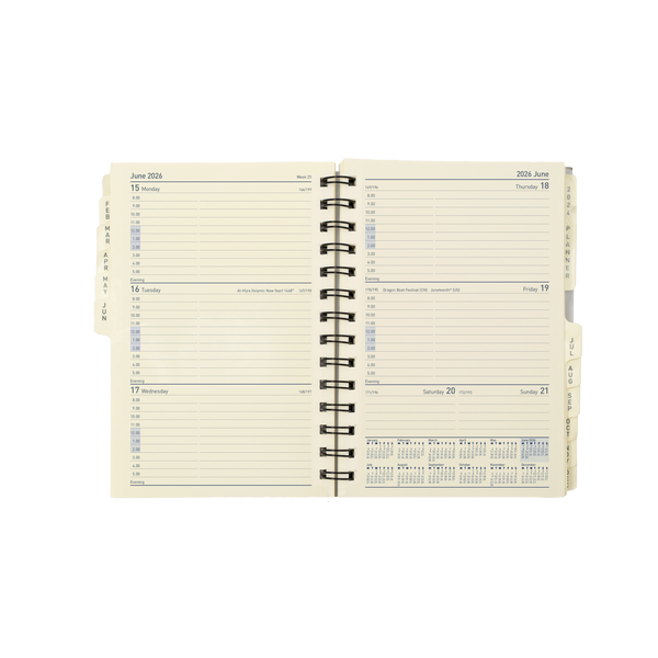 Collins Elite Calendar Year 2026 Diary/Planner, Week to View, Compact Refill