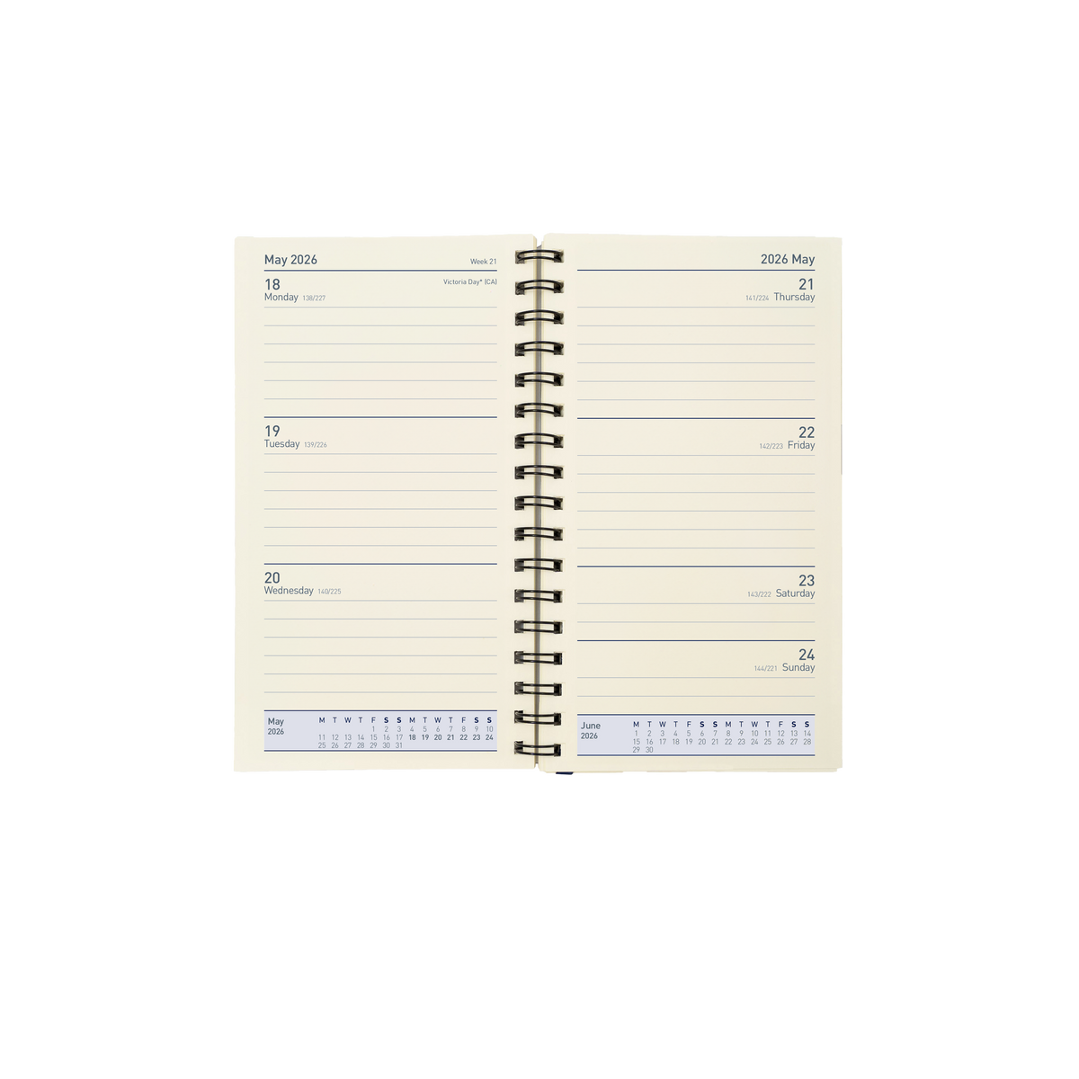 Elite Calendar Year 2026 Diary/Planner, Week to View, Pocket Executive Refill