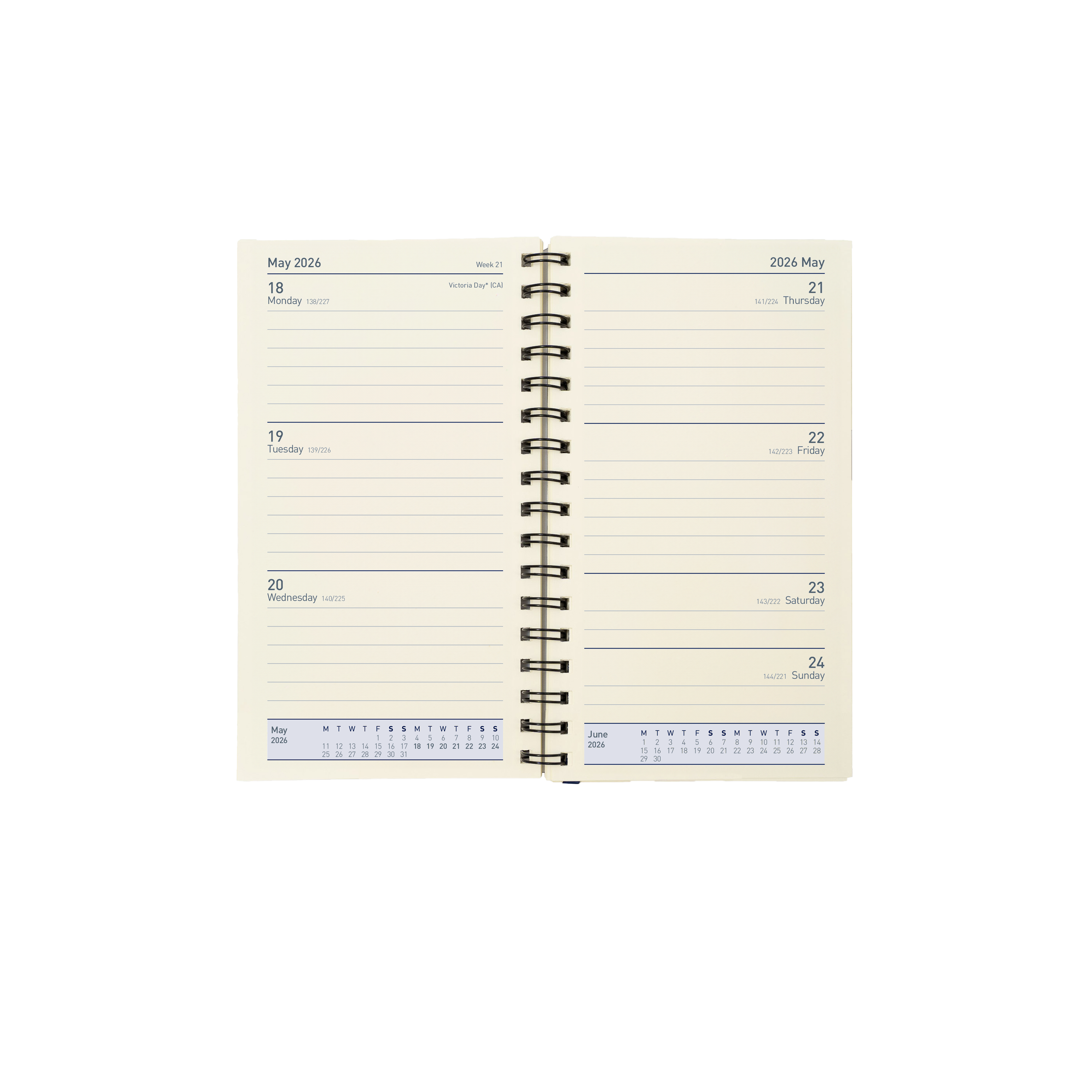 Elite Calendar Year 2026 Diary/Planner, Week to View, Pocket Executive Refill