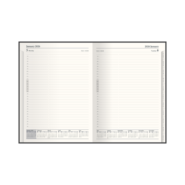 Collins Classic Calendar Year 2026 Diary/Planner, Day to Page, Manager Hard Cover