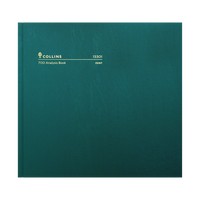 96PP A3 Feint Ruled Analysis Book – Hardcover in Green – Collins 700 Series “Account & Analysis” Range