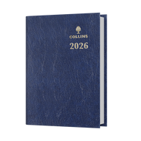 Sterling Calendar Year 2026 Diary/Planner, Day to Page with Pencil , A7 Hard Cover