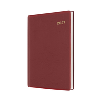 2027 Calendar Year Diary/Planner - 12 Month A7 Day to Page - PVC Cover - Collins Belmont Range