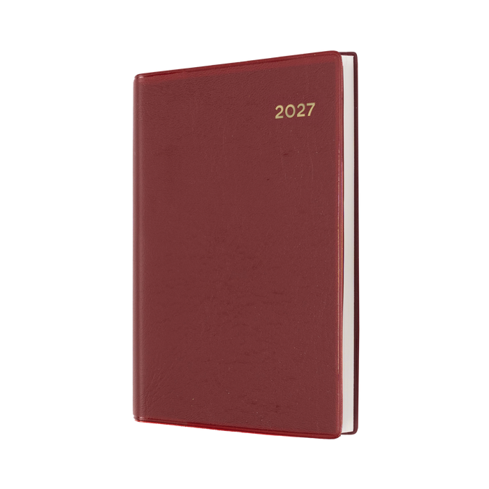 2027 Calendar Year Diary/Planner - 12 Month A7 Day to Page - PVC Cover - Collins Belmont Range