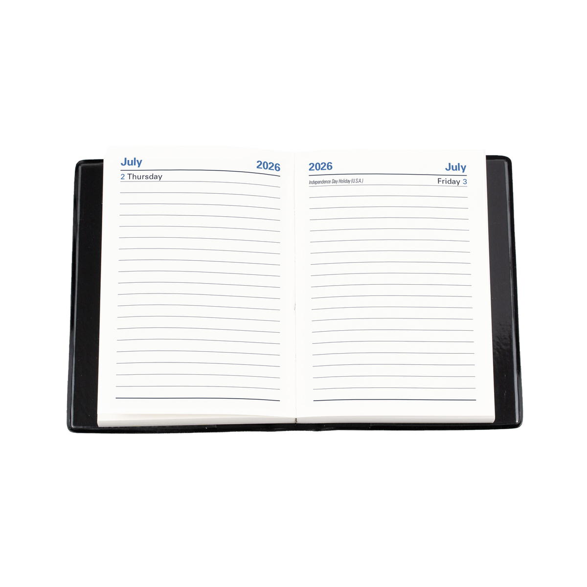 Belmont Calendar Year 2026 Diary/Planner, Day to Page, A7 Hard Cover