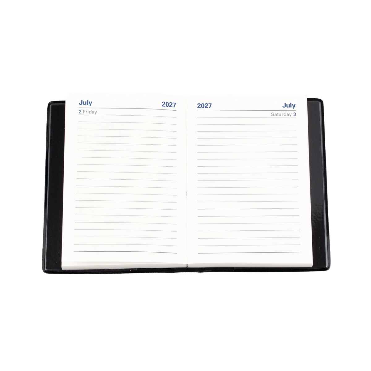 2027 Calendar Year Diary/Planner - 12 Month A7 Day to Page - PVC Cover - Collins Belmont Range