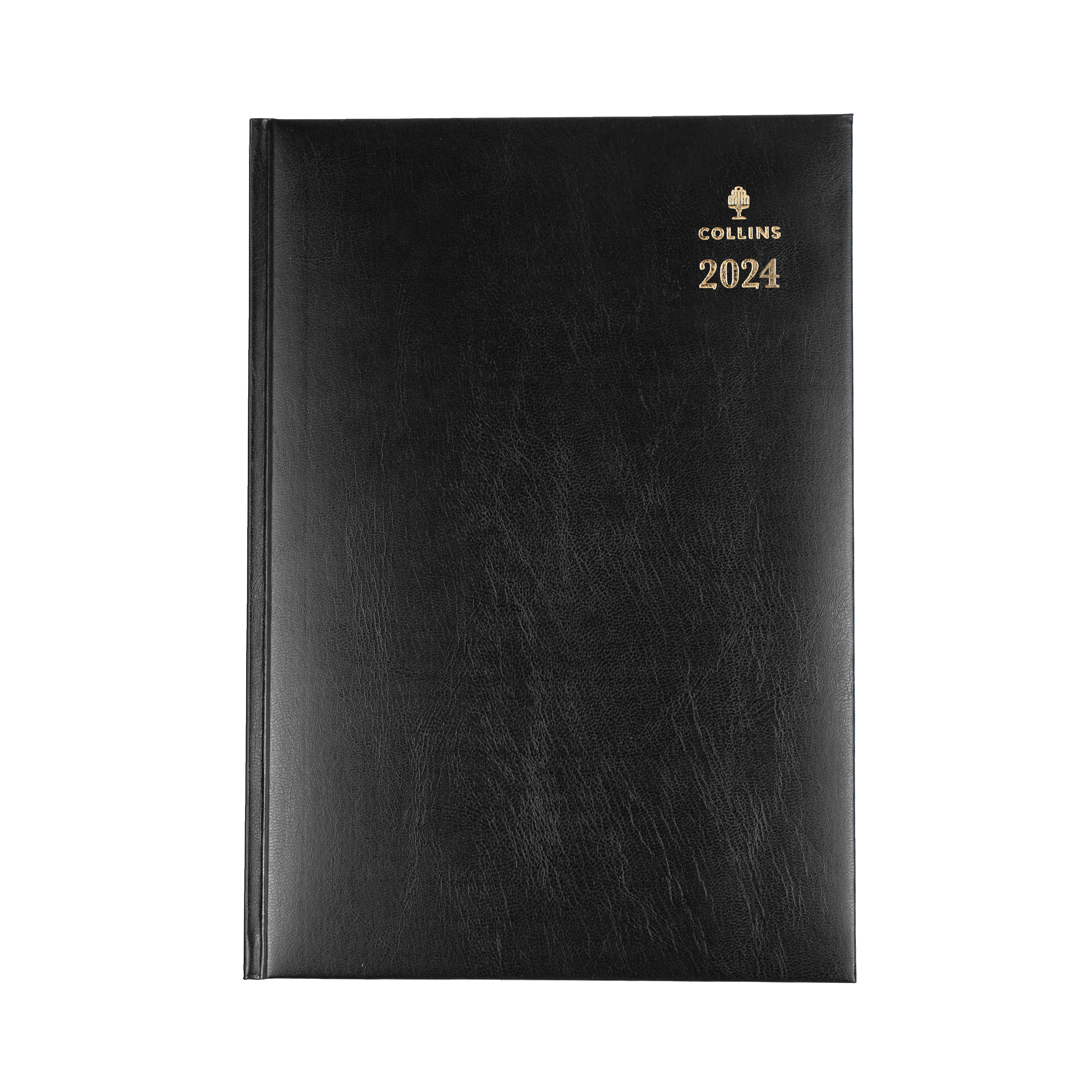 Sterling 2024 Diary - Day to Page, Size A4 Black / A4 (297 x 210mm)