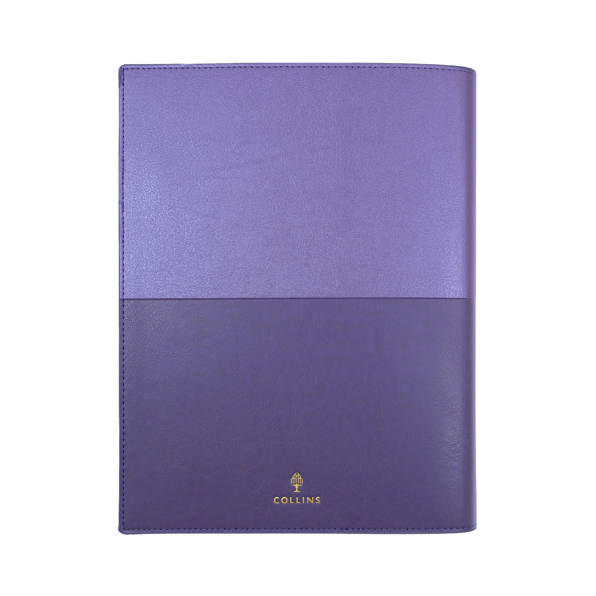 2027 Calendar Year Diary/Planner - 12 Month A4 Day to Page - Soft PU Cover in Purple - Collins Vanessa Range