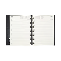 2027 Calendar Year Diary/Planner - 12 Month A4 Day to Page - Soft PU Cover in Red - Collins Vanessa Range