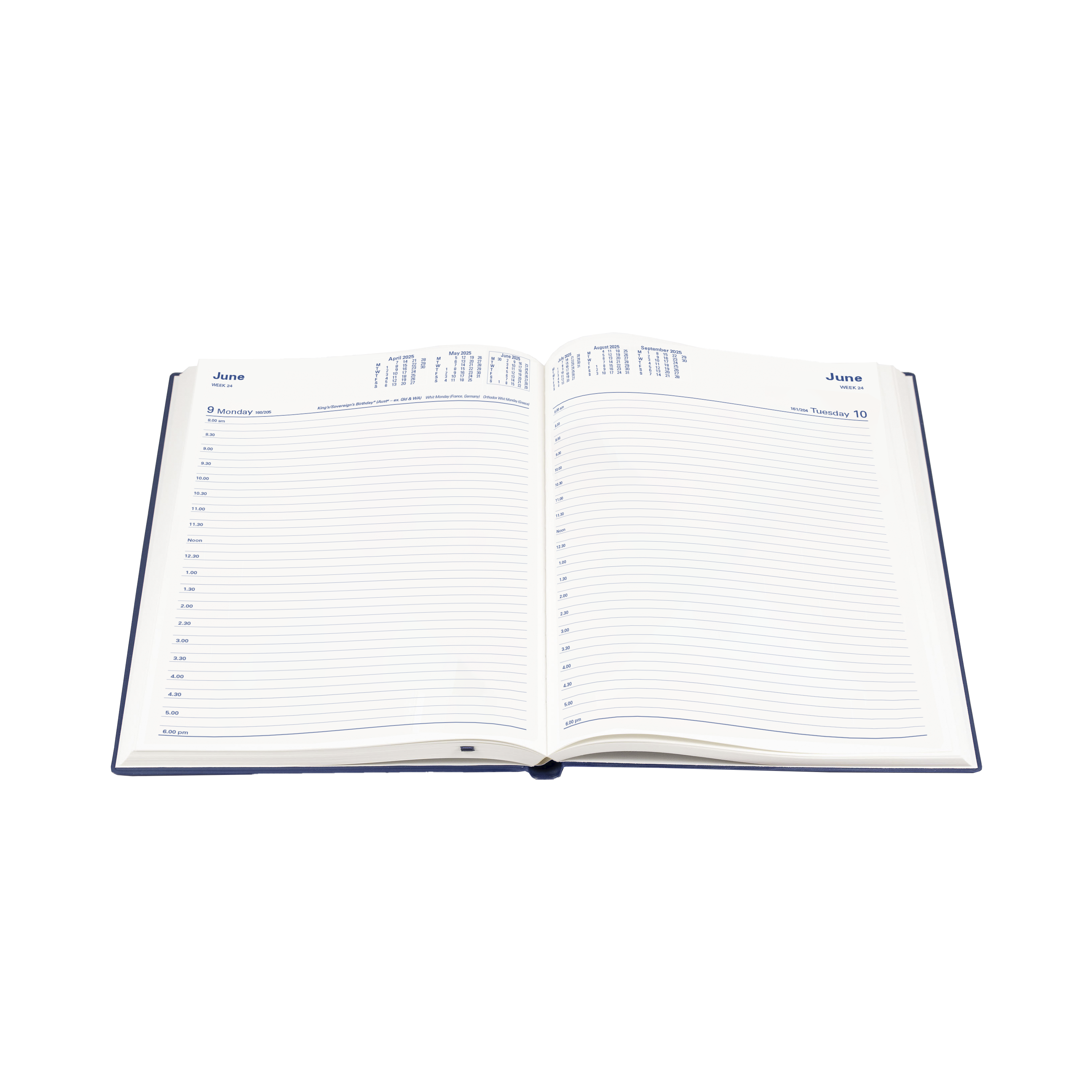 Belmont -A4 - Day-to-Page - 2025 Calendar Year Diary/Planner