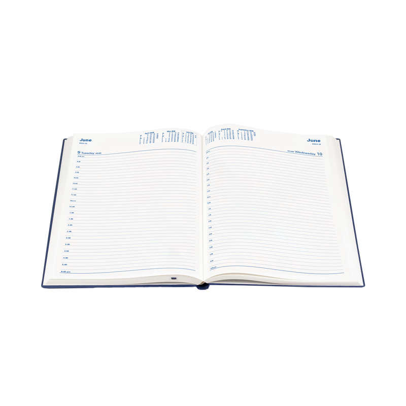 Belmont Calendar Year 2026 Diary/Planner, Day to Page, A4 Hard Cover