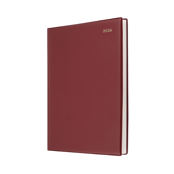 Belmont Calendar Year 2026 Diary/Planner, Day to Page, A4 Hard Cover