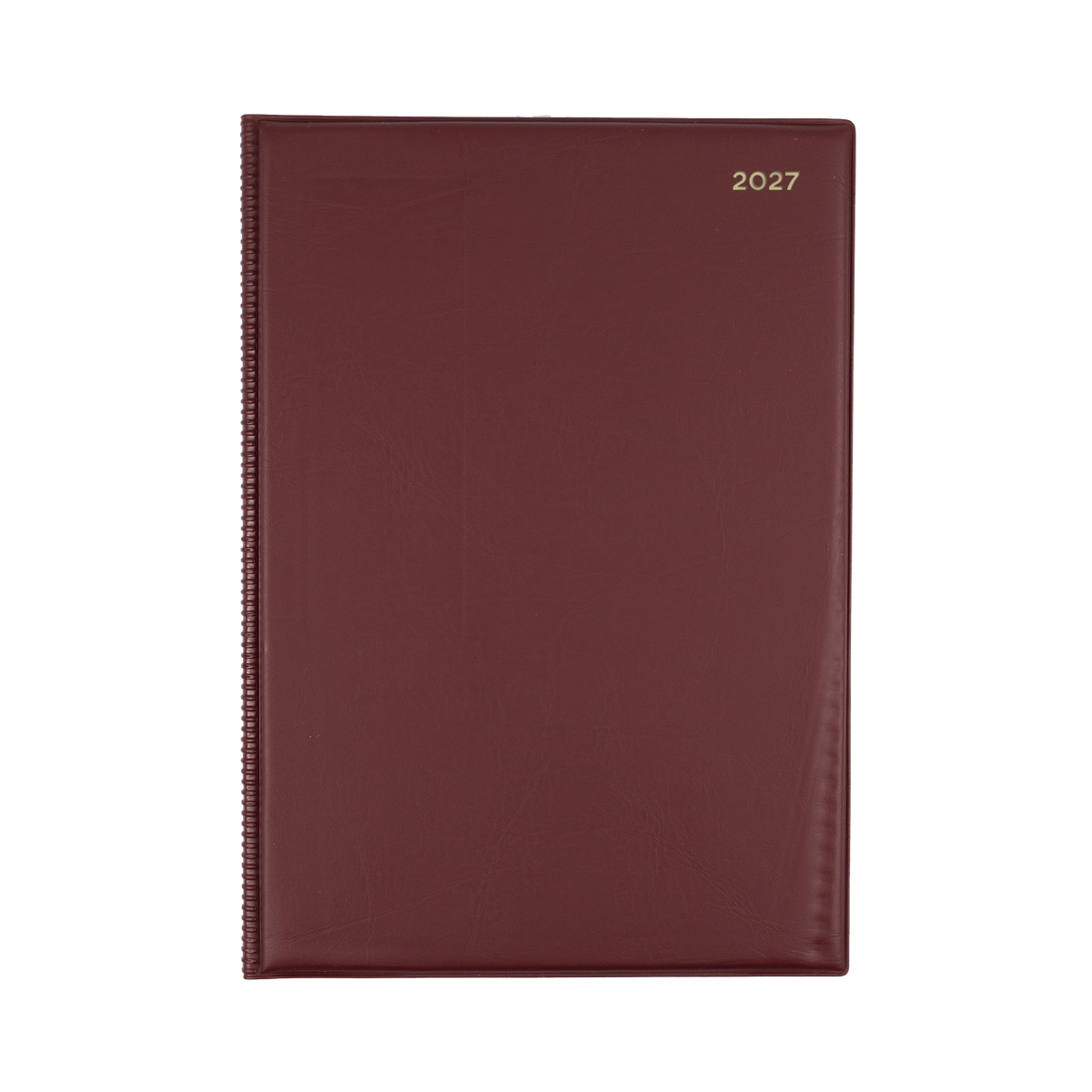 2027 Calendar Year Diary/Planner - 12 Month A4 Day to Page - PVC Cover - Collins Belmont Range