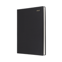2027 Calendar Year Diary/Planner - 12 Month A4 Day to Page - PVC Cover - Collins Belmont Range