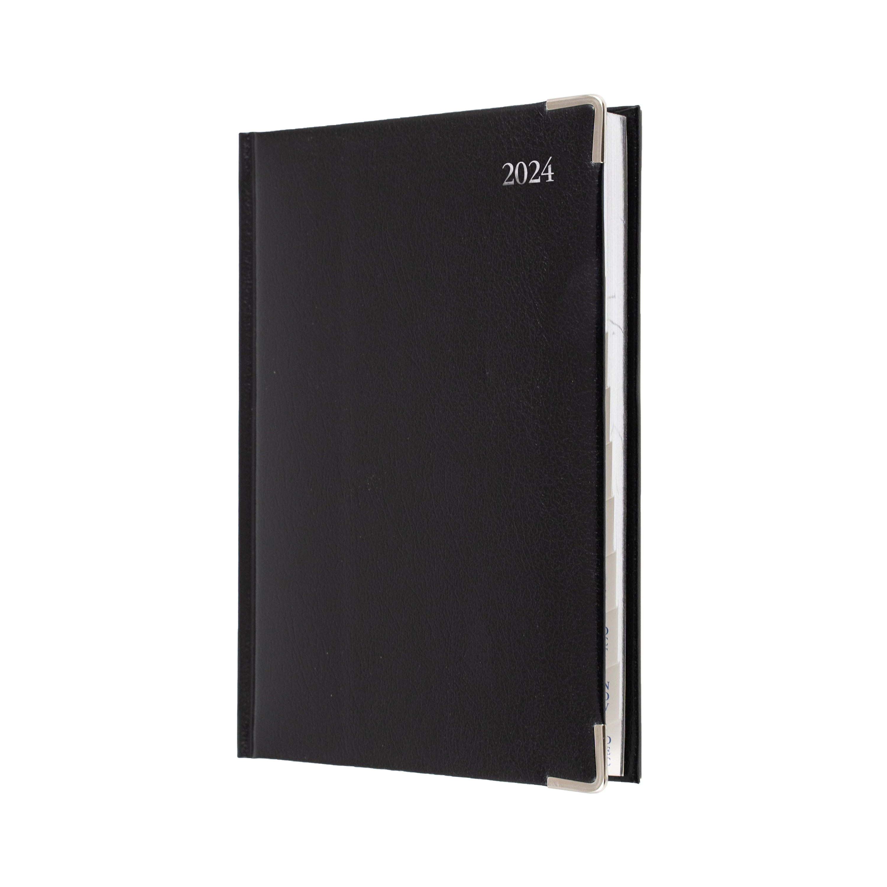 Management 2024 Diary - Day to Page, Size A4 Black / A4 (297 x 210mm)