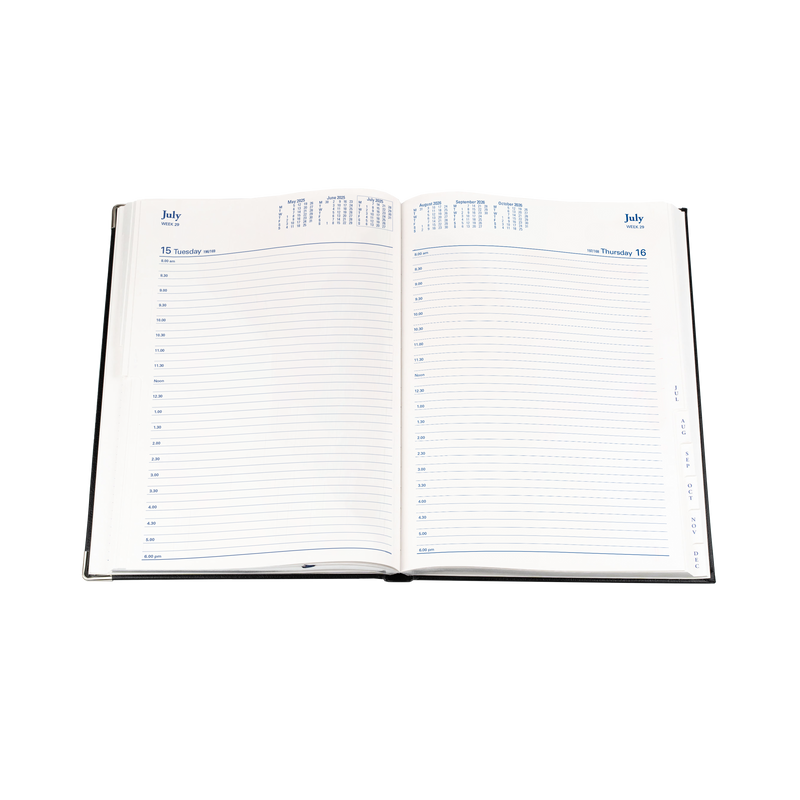 Management Calendar Year 2026 Diary/Planner, Day to Page, A4 Hard Cover