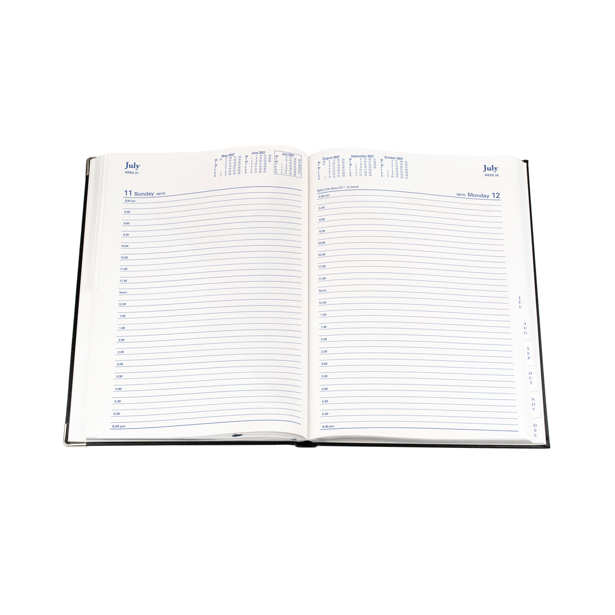 2027 Calendar Year Diary/Planner - 12 Month A4 Day to Page - Hard Cover - Collins Management Range