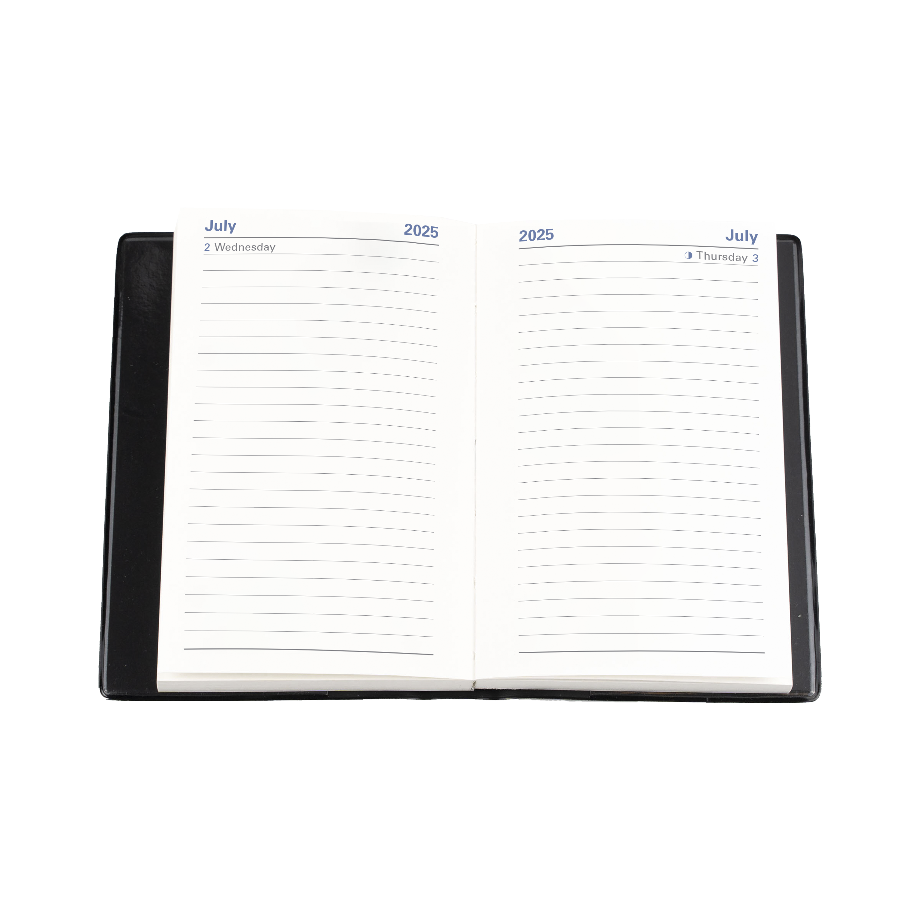 Belmont -B7R - Day-to-Page - 2025 Calendar Year Diary/Planner