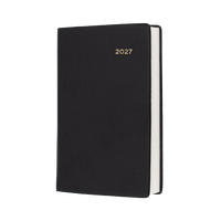 2027 Calendar Year Diary/Planner - 12 Month B7R Day to Page - PVC Cover - Collins Belmont Range