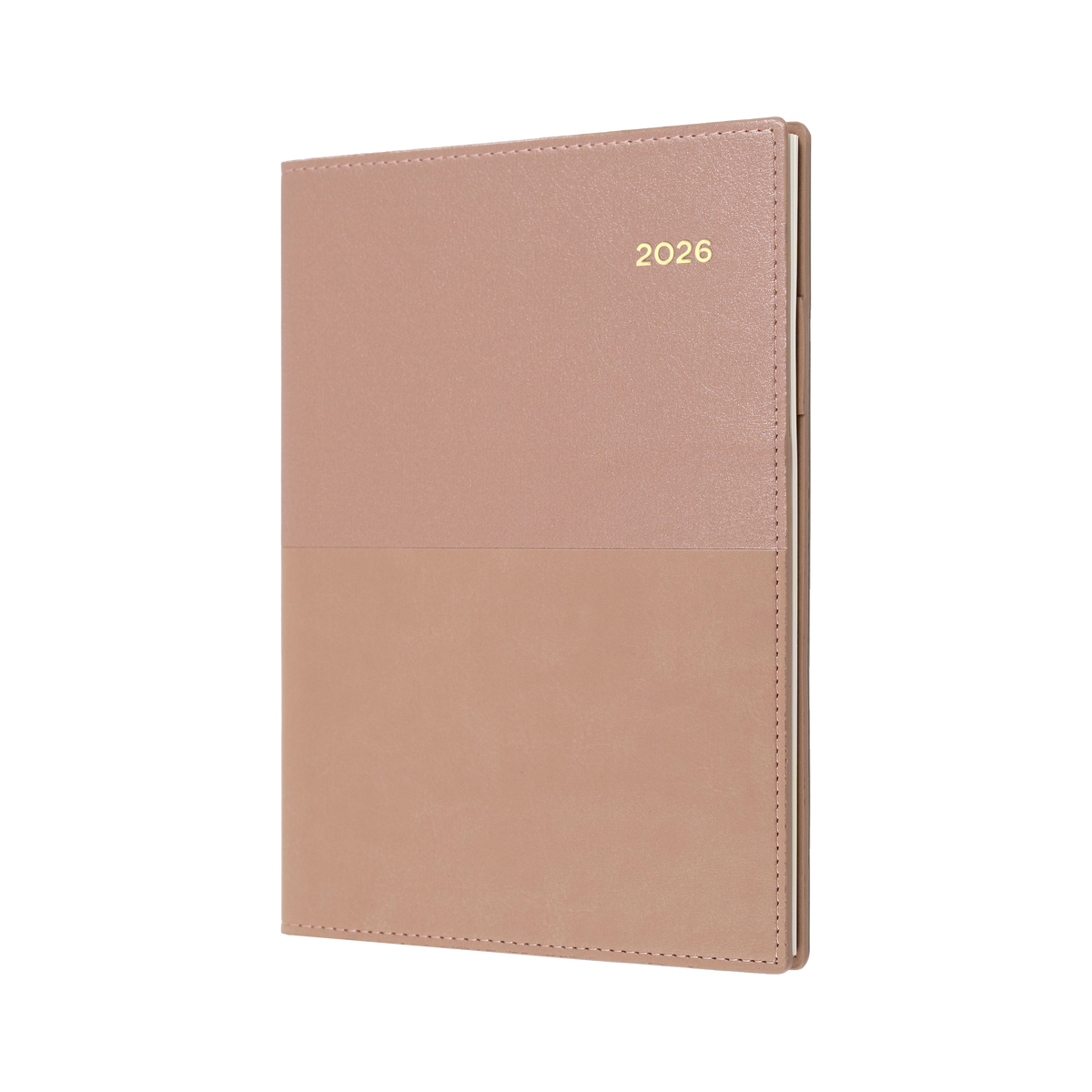 Vanessa Calendar Year 2026 Diary/Planner, Day to Page, A6 PU Soft Cover