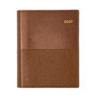 2027 Calendar Year Diary/Planner - 12 Month A6 Day to Page - Soft PU Cover - Collins Vanessa Range