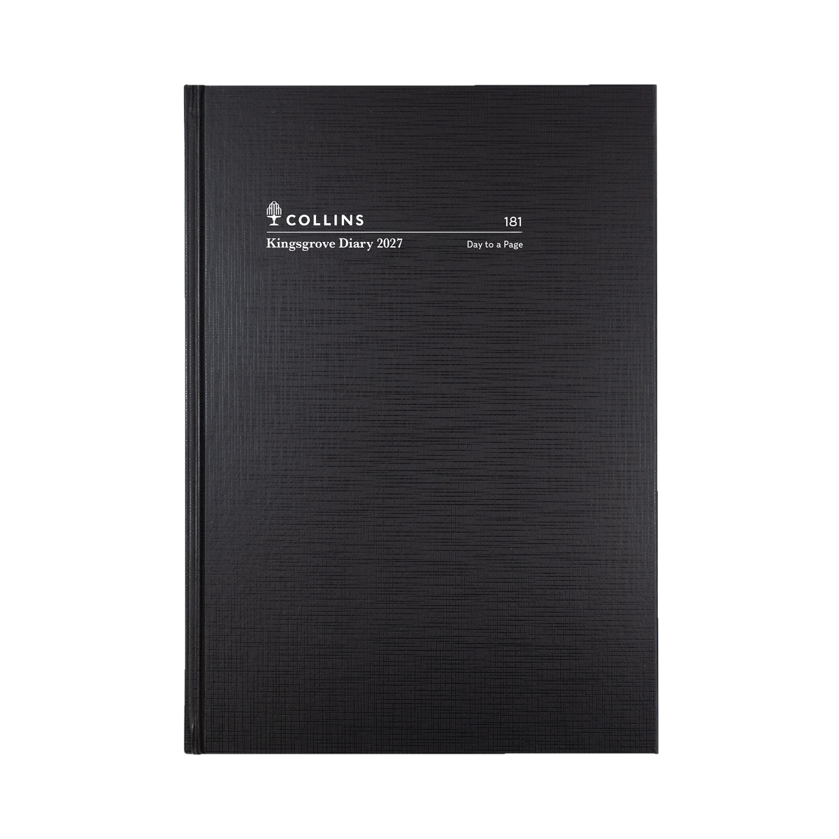2027 Calendar Year Diary/Planner - 12 Month A5 Day to Page - Hard Cover - Collins Kingsgrove Range