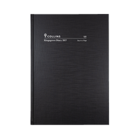 2027 Calendar Year Diary/Planner - 12 Month A5 Day to Page - Hard Cover - Collins Kingsgrove Range