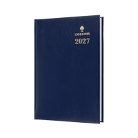 2027 Calendar Year Diary/Planner - 12 Month A5 Day to Page - Hard Cover - Collins Sterling Range