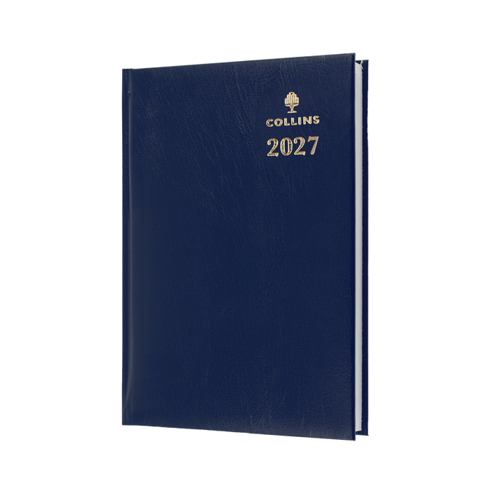 2027 Calendar Year Diary/Planner - 12 Month A5 Day to Page - Hard Cover - Collins Sterling Range