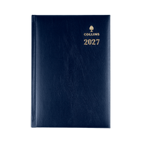 2027 Calendar Year Diary/Planner - 12 Month A5 Day to Page - Hard Cover - Collins Sterling Range