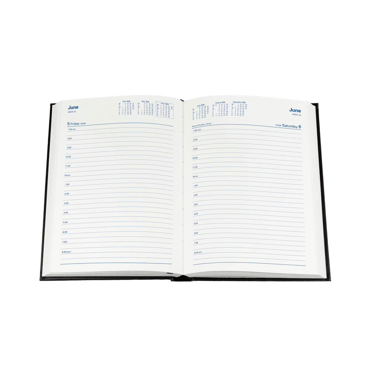 Sterling Calendar Year 2026 Diary/Planner, Day to Page, A5 Hard Cover