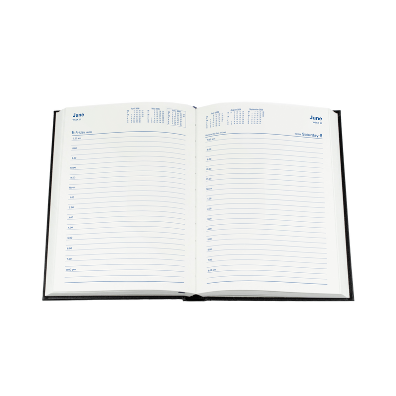 Sterling Calendar Year 2026 Diary/Planner, Day to Page, A5 Hard Cover