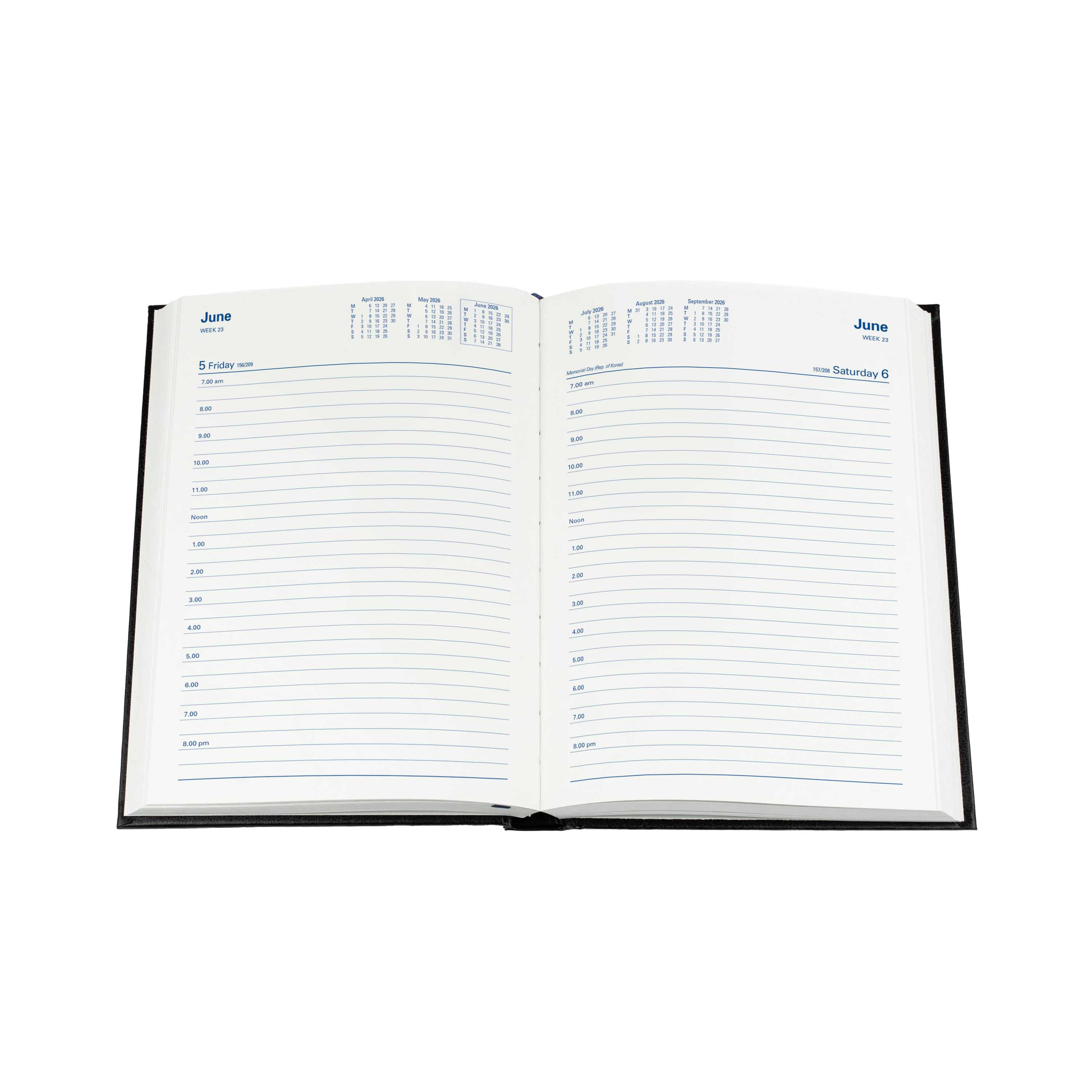 Sterling Calendar Year 2026 Diary/Planner, Day to Page, A5 Hard Cover