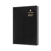 2027 Calendar Year Diary/Planner - 12 Month A5 Day to Page - Hard Cover - Collins Sterling Range